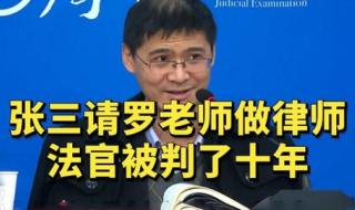 罗翔判对方律师三年